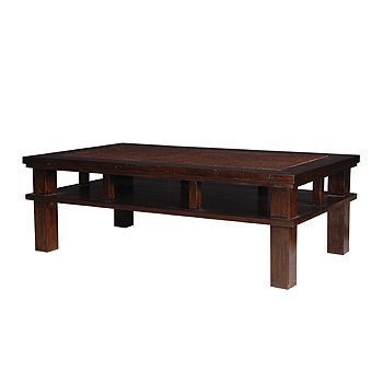 54 Large Pagoda Coffee Table teak wood handmade in Indonesia exotic 