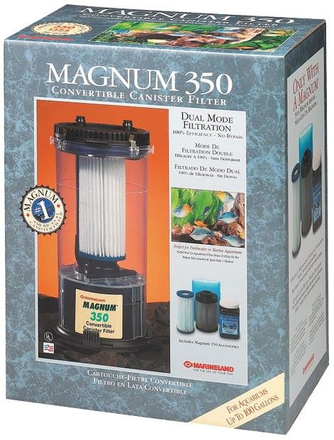 Marineland Magnum 350 Dual Purpose Canister Filter (350 gph upto 100 