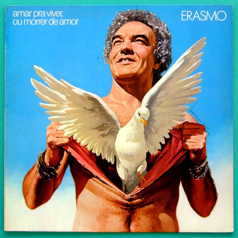 LP ERASMO CARLOS AMAR PRA VIVER OU MORRER DE AMOR 1982*  