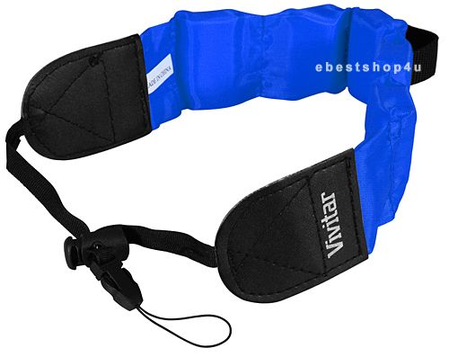 Waterproof Foam Digital Camera Floating Strap Blue  