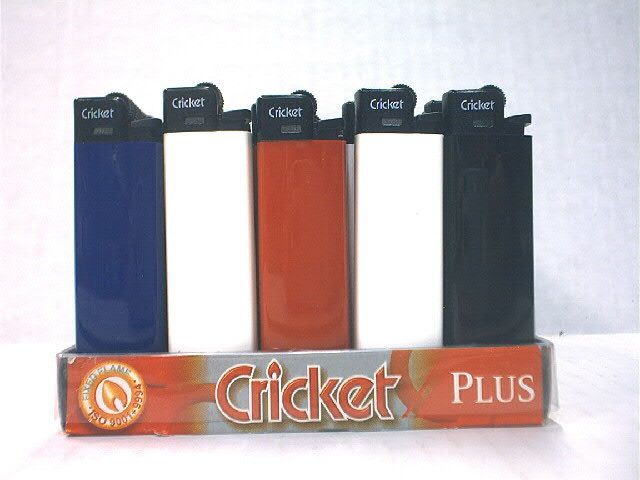 50 PIECES CRICKET PLUS LARGE SIZE DISPOSABLE LIGHTERS  