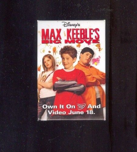 DISNEY MAX KEEBLES BIG MOVIE DVD VIDEO RELEASE BUTTON  