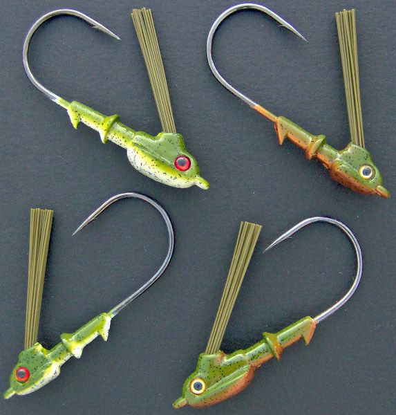 Straight Shank Swimming Jig Heads ~ 1/4, 3/8 oz  