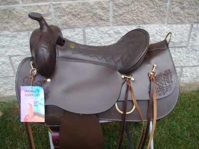 Western Pleasure Trail Gaited Saddle 16 DoubleT  