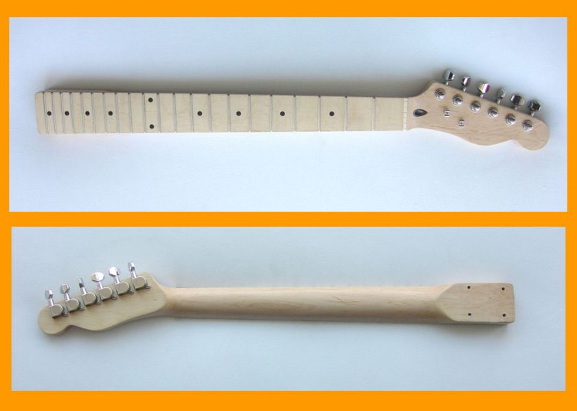 TELE Style* GUITAR NECK NEW w/Tuners MAPLE Telecaster *  