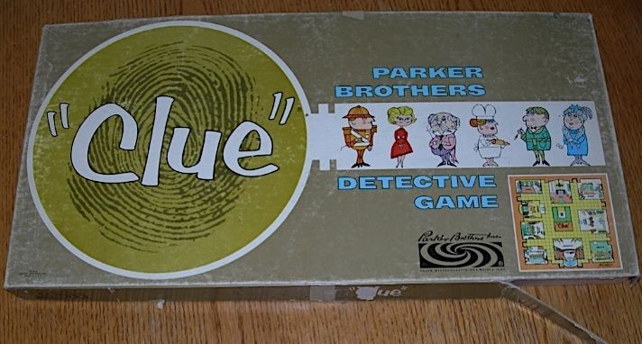 1963 CLUE Detective board game PARKER BROTHERS  