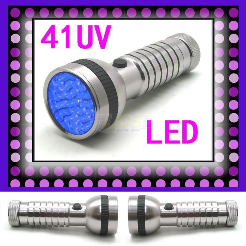   UV LED Flashlight Blacklight Bugs Cracked Detect Minerals Hunting GIFT