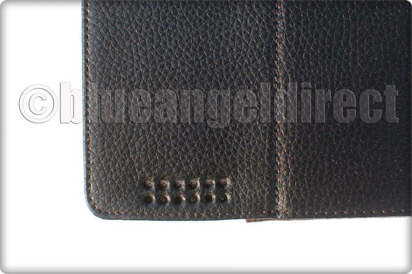 NEW iPad 2 Smart Cover Genuine Leather Case w/ Stand BK  