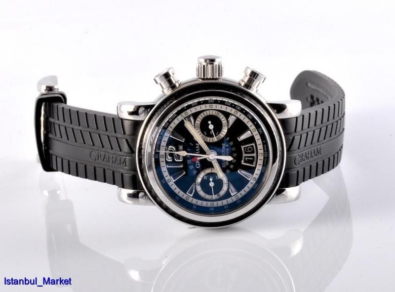 GRAHAM Chronograph Grand Silverstone Woodcote II GMT Wristwatch  