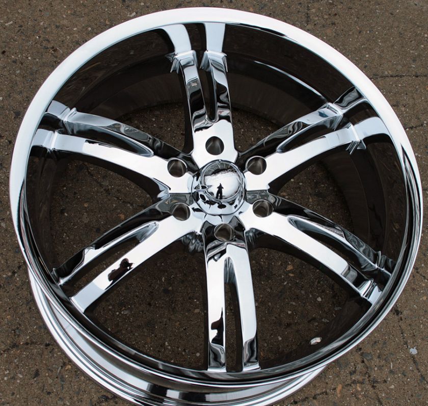 AKUZA DOMINION 701 20 CHROME RIMS WHEELS / 20 x 9.0 CHEVROLET 