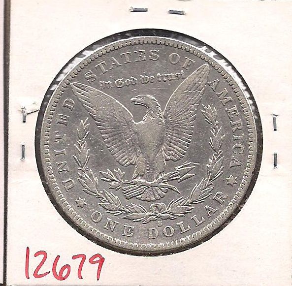 1888 S Morgan Liberty Silver Dollar AU 12679  