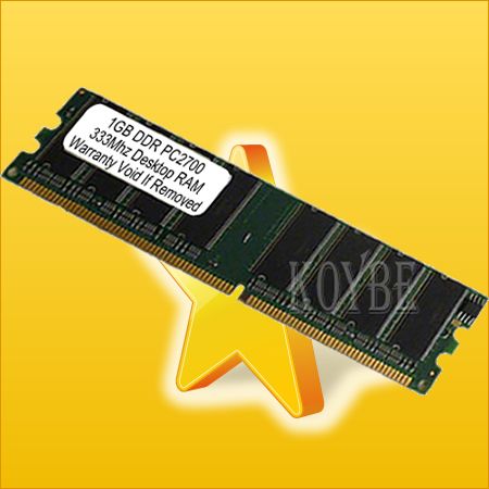 1GB DDR PC2700 1 GB PC 2700 333 Mhz DESKTOP LOW DENSITY  