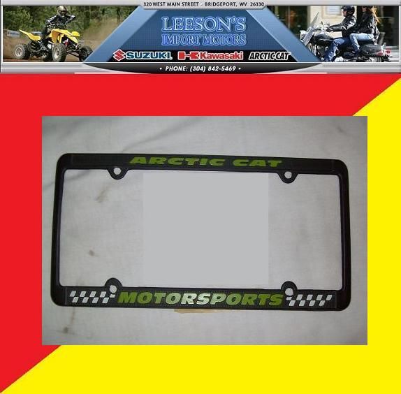 Arctic Cat OEM Factory Car & Truck License Plate Frame  