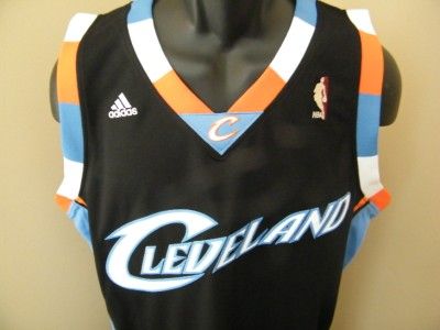 NEW ADIDAS Blank CLEVELAND CAVS Small S REV 30 SWINGMAN Black Jersey 