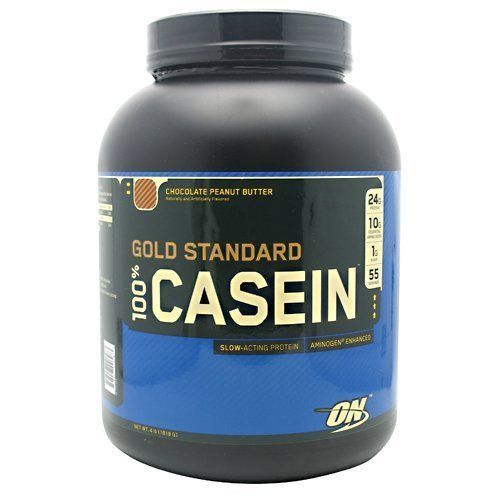 Optimum Nutrition Casein Cho Peanut Butter 4 Lb Protein  