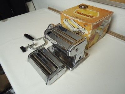 Marcato Atlas Pasta Maker Machine and Ravioli Raviolissima Attachment 