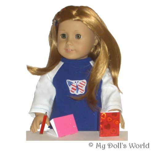 NOTEBOOKS DIARY FIT AMERICAN GIRL DOLL PARTY FAVORS  