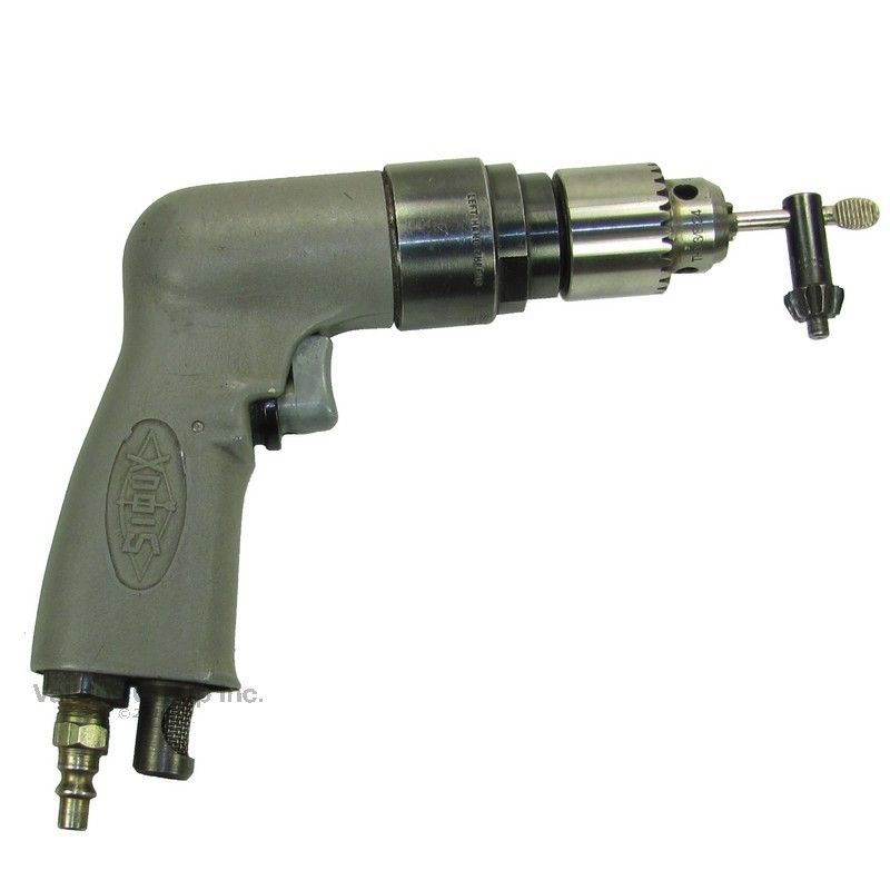 Sioux 1454HP Pneumatic Non Reversing Pistol Grip Air Drill Capacity 3 