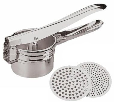 Fox Run Stainless Steel Potato Ricer Chrome Plated 2 Discs 