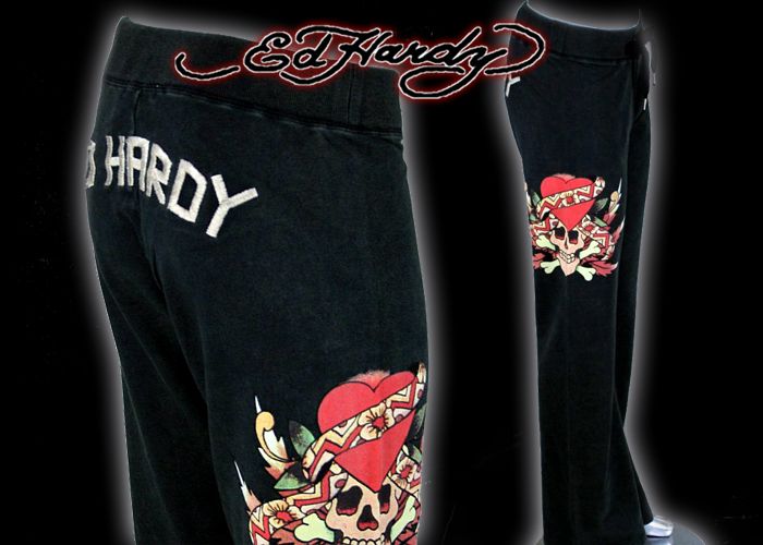 ED Hardy Drawstring pants Indian LOVE KILLS SLOWLY  