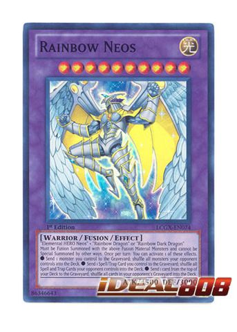 YUGIOH Rainbow Neos   Super   LCGX EN074 Mint 1st Edition x 1  