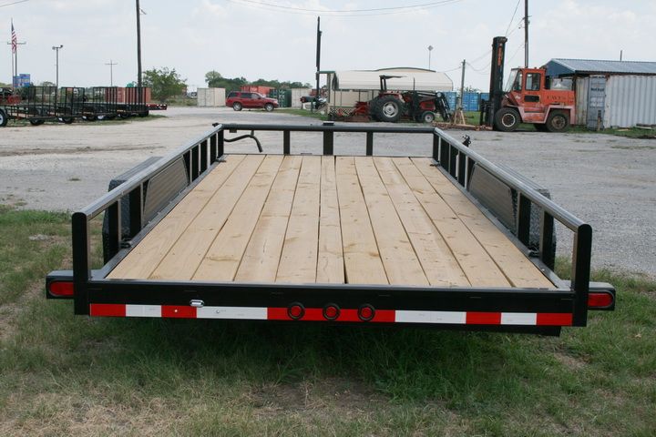 New 18 BumperPull Equipment Lowboy Trailer w/7K Axles  