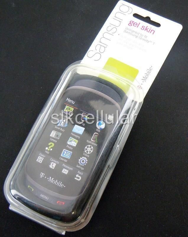 New Original OEM T Mobile Samsung Gravity Touch/T T669 Black Silicone 