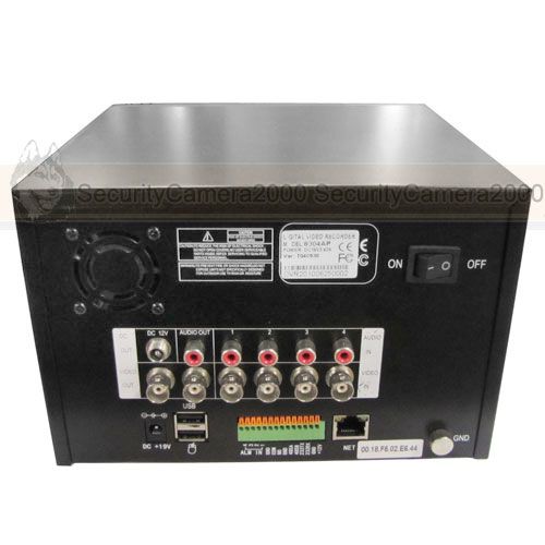 264 4CH AV DVR 7 LCD Screen Network 3G Phone CCTV  