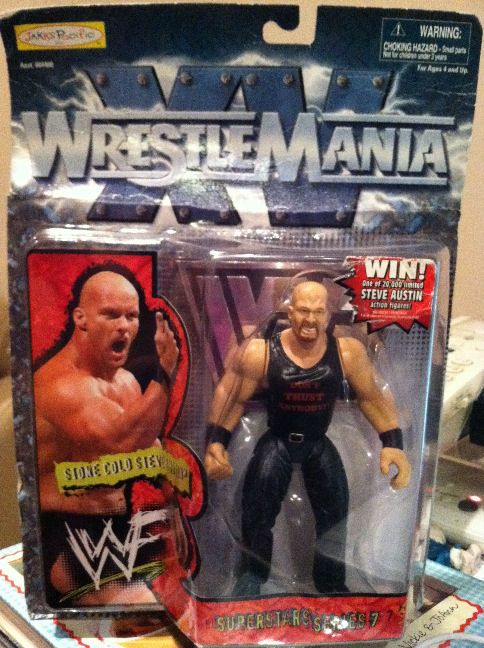 WWF Stone Cold Steve Austin WMXV Series 7 Action Figure  