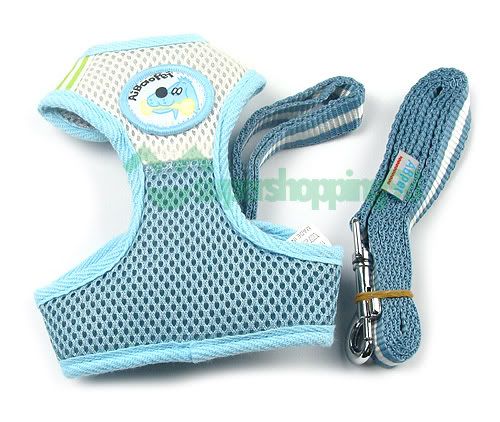 New Brand Dog pet Soft Harness Mesh and Dog lead  