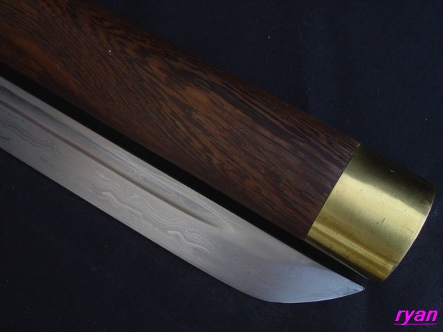 Razor Sharp Folded Blade HandForged Pucker Steel Japanese Shirasaya 