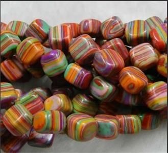 8mm Multicolor Turkey Turquoise Gems Loose Beads 15  