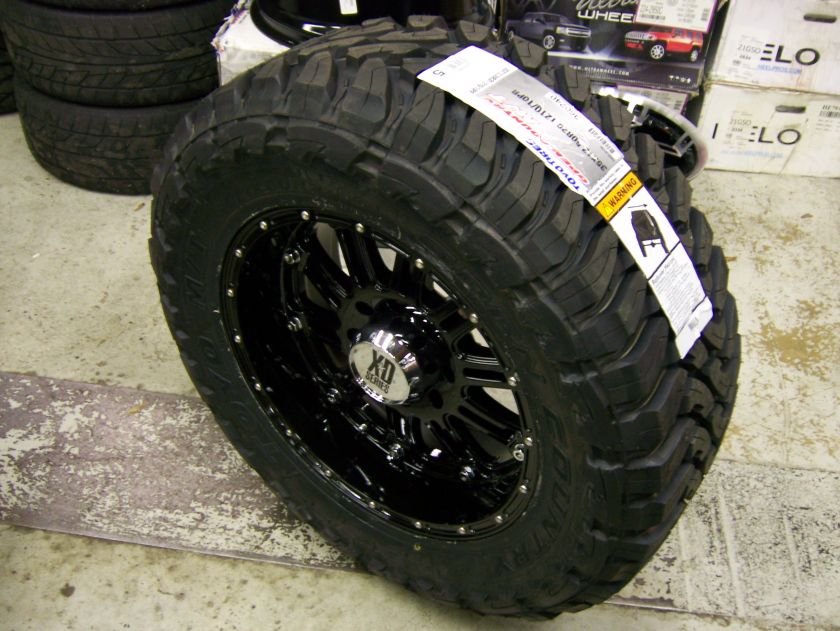 XD Hoss Black 20 Toyo M/T 33x12.50 20 10 Ply  