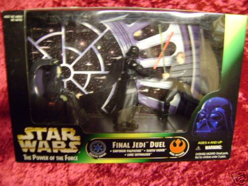 STAR WARS FIGURES FINAL JEDI DUEL EMPEROR VADER LUKE  