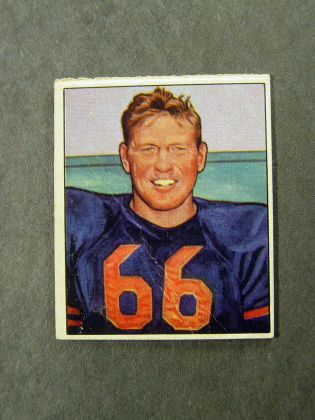 1950 BOWMAN # 28 CLYDE TURNER FB  