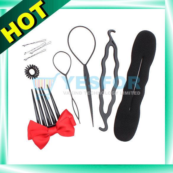 Fashion Hair Style Tool Hair Bun Make Twist Comb Pin  