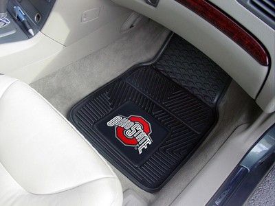 Ohio State Buckeyes 2 Pc Vinyl Truck Front Floor Mat  