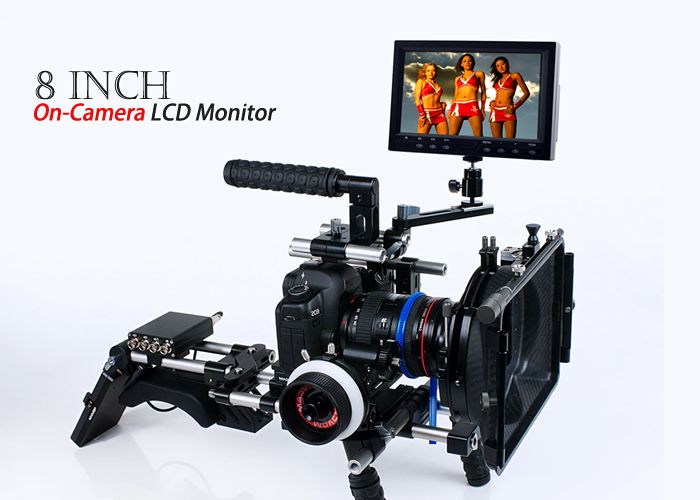 FEELWORLD 829 8 inch on camera LCD Monitor kit (BNC Video Input 